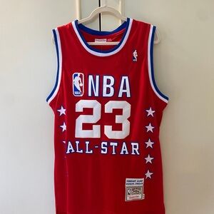 Mitchell & Ness Red and Blue Jersey
